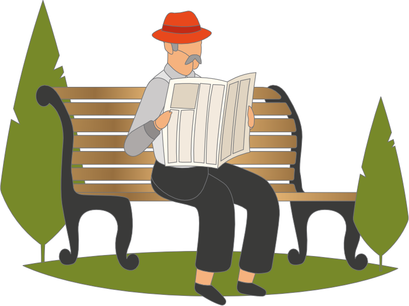 Senior Citizen Sitting